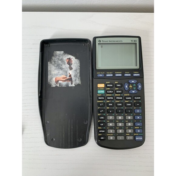Texas Instruments TI-83 Graphing Calculator with Cover  - Tested & Works - Picture 3 of 5